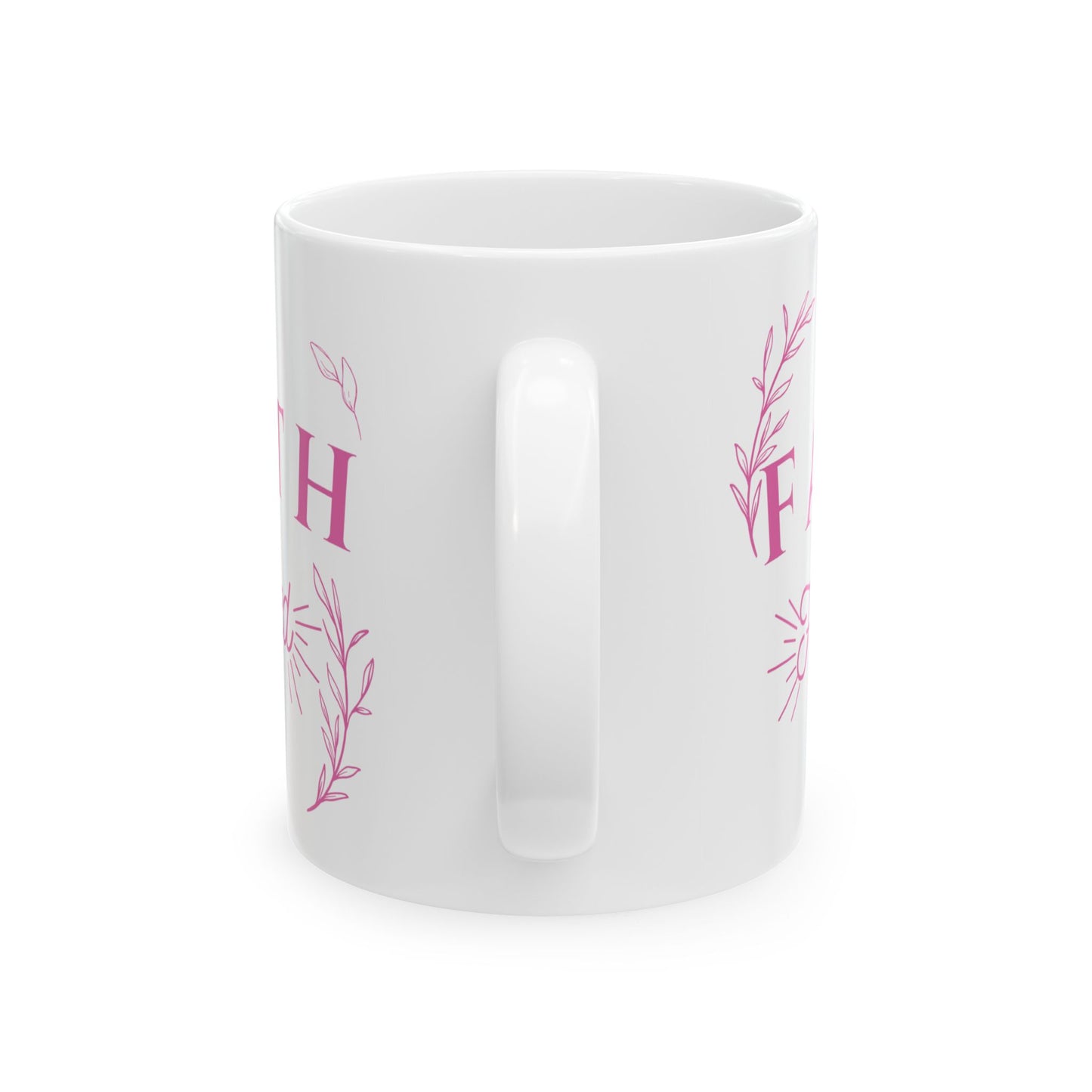 Pink Faith Focused Coffee Mug (11oz,15oz)