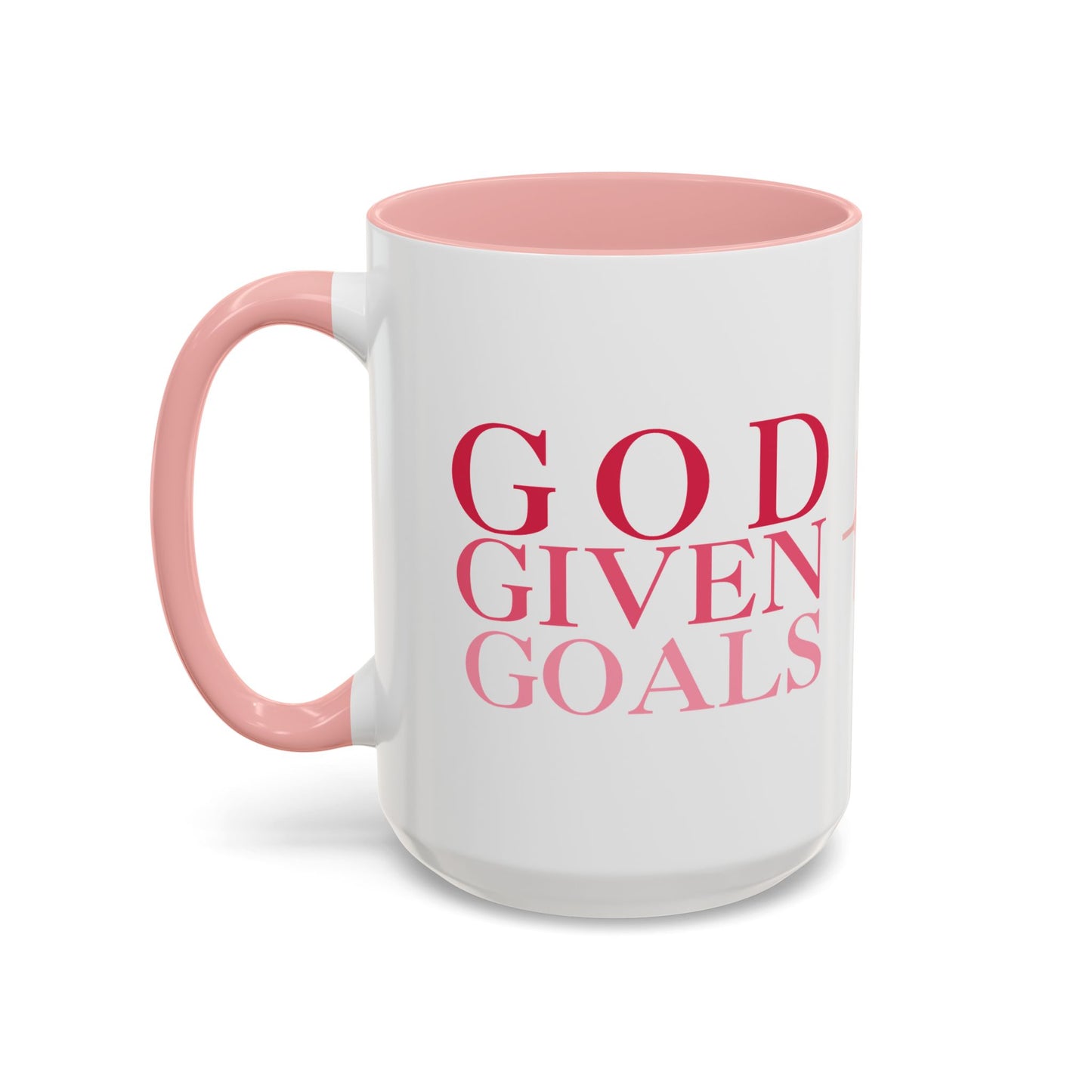 "God Given Goals" Christian Coffee Mug – Motivational Mug for Faith and Purpose