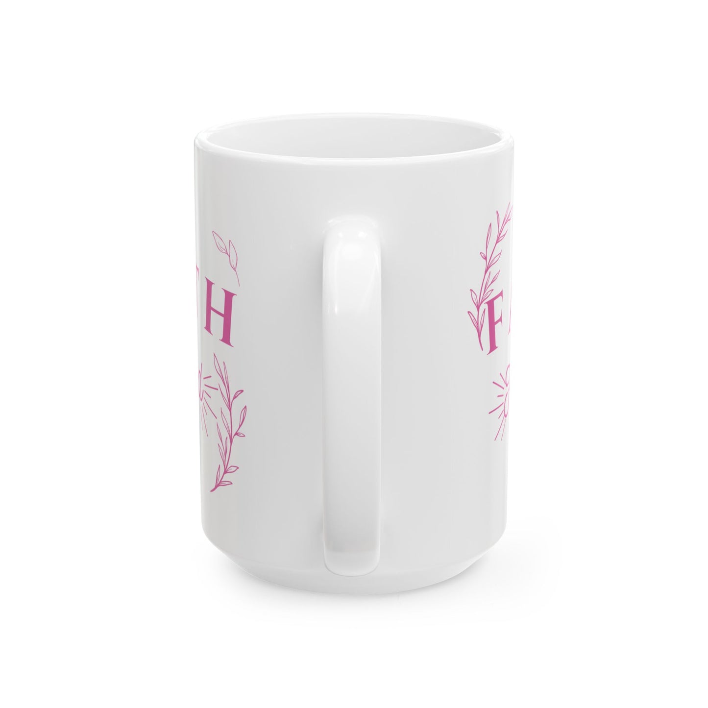 Pink Faith Focused Coffee Mug (11oz,15oz)